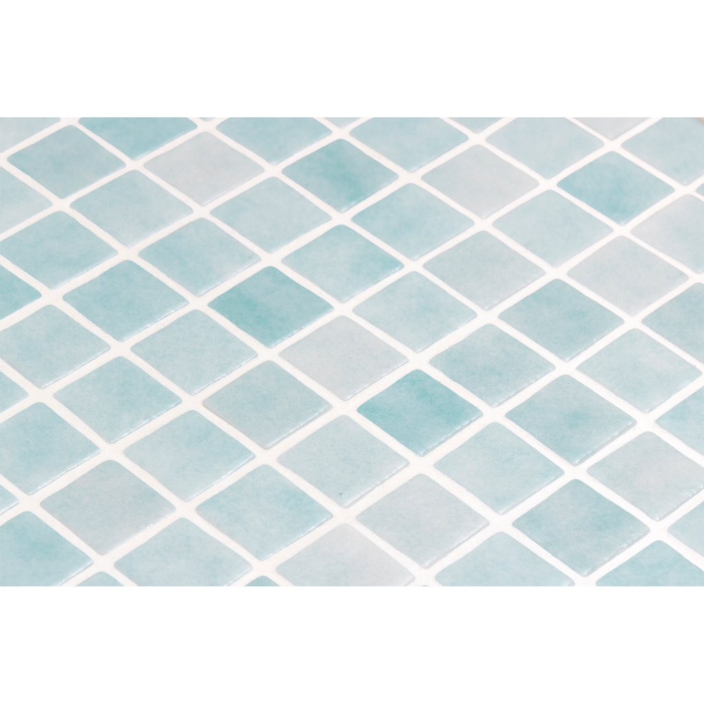 Light Verde Glass Structured Gloss Mosaic