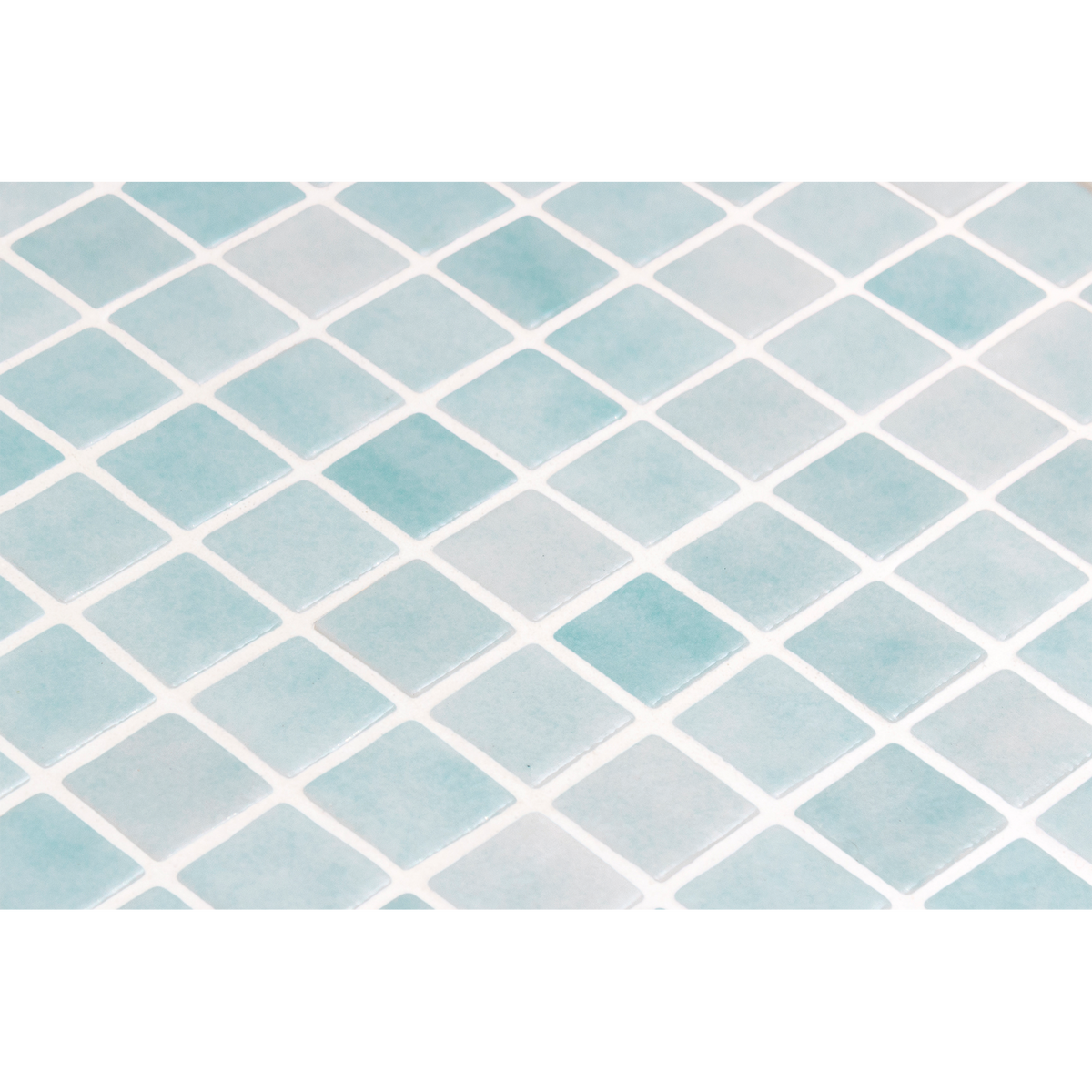 Light Verde Glass Structured Gloss Mosaic
