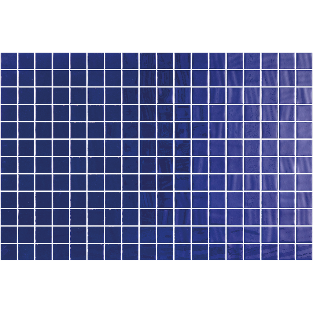Lisa Dark Blue Gloss Glass Structured Mosaic
