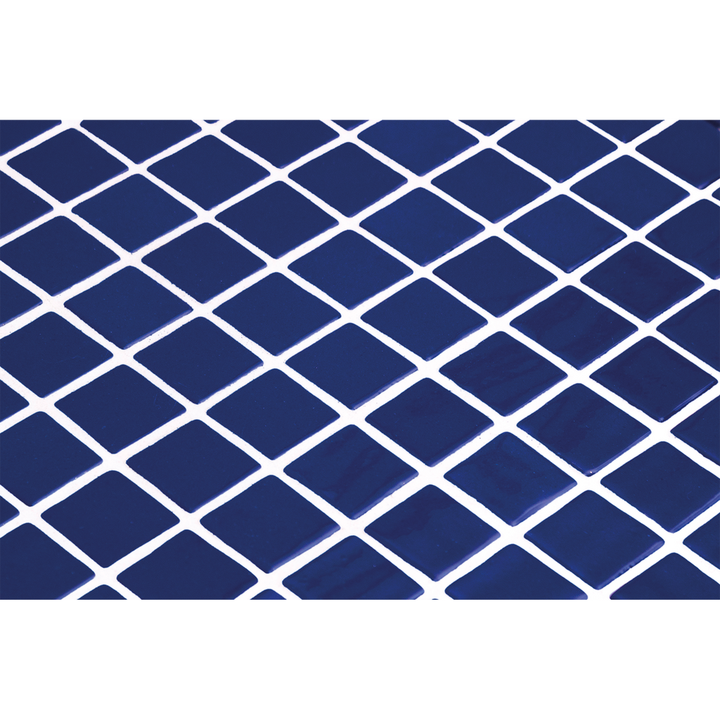 Dark Blue Gloss Glass Structured Mosaic