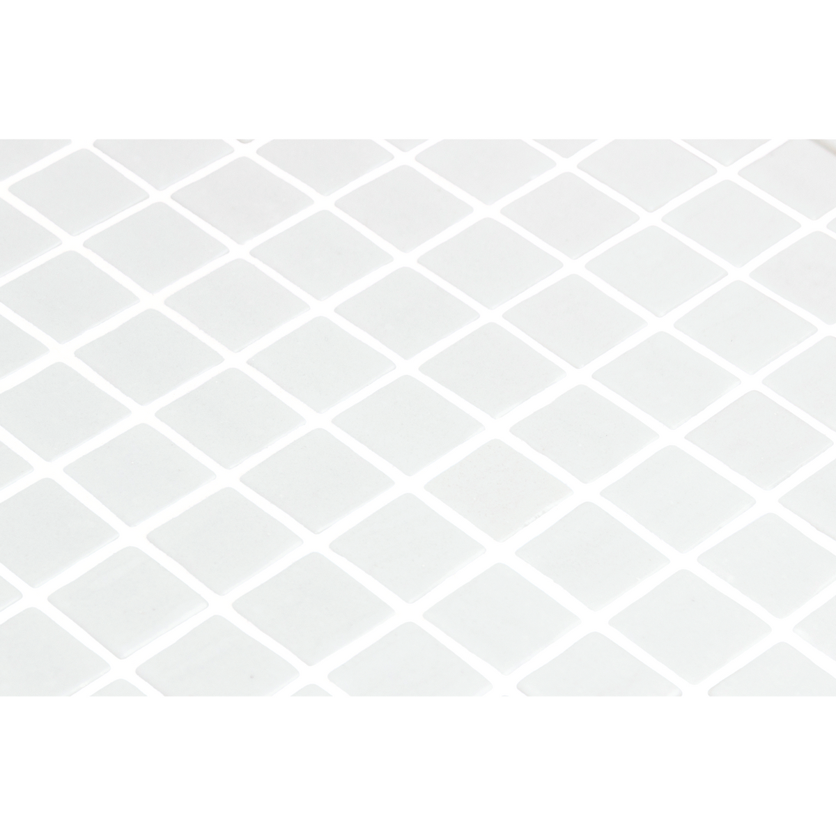 White Gloss Glass Structured Mosaic