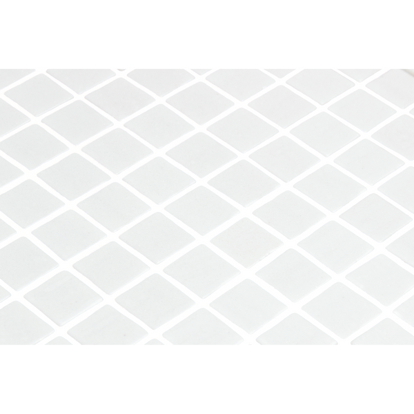 White Gloss Glass Structured Mosaic