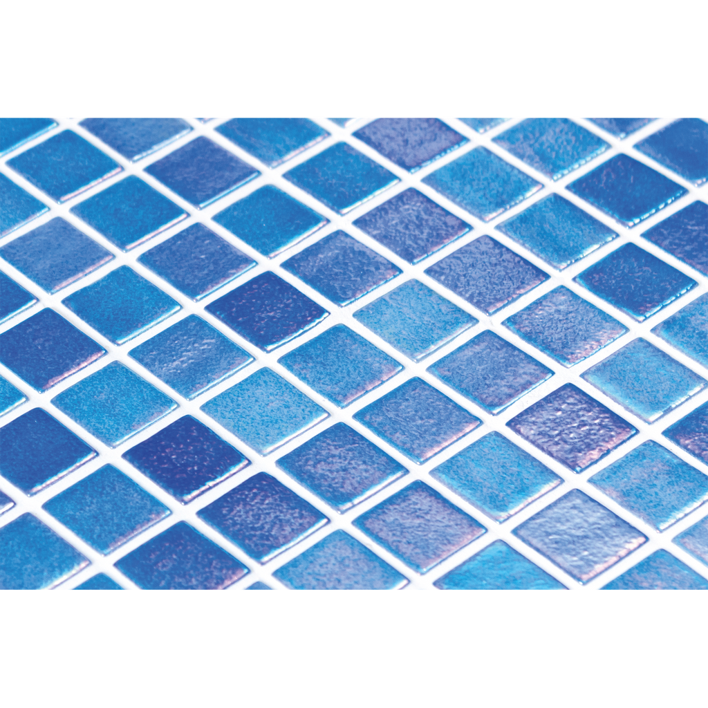 Azul Cielo Glass Structured Gloss Mosaic
