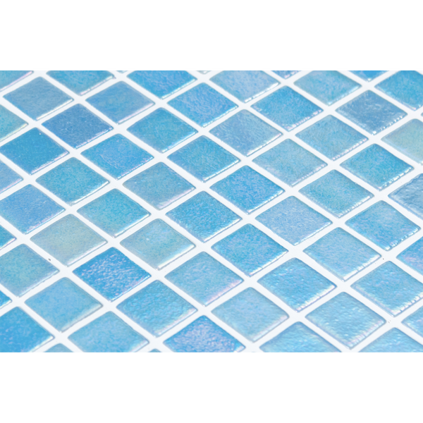 Azul Celeste Glass Structured Gloss Mosaic