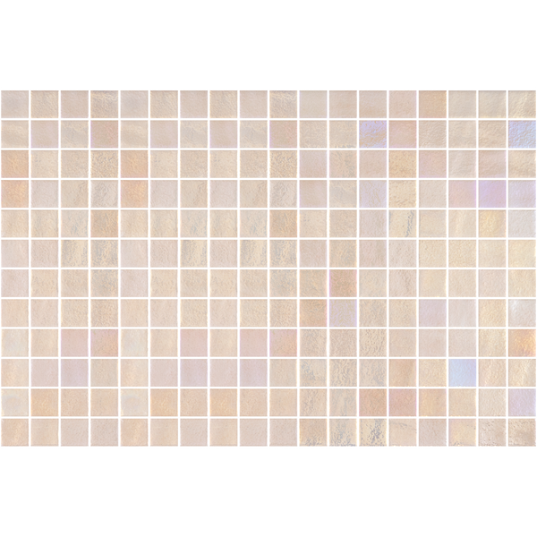 Opalescent Beige Glass Structured Gloss Mosaic