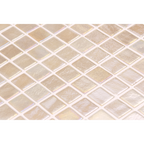 Beige Glass Structured Gloss Mosaic