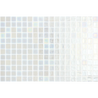 Opalescent Blanco Glass Structured Gloss Mosaic