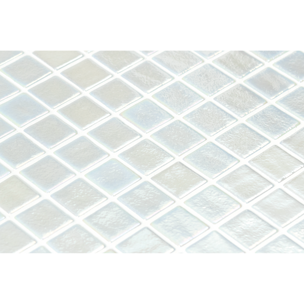 Blanco Glass Structured Gloss Mosaic