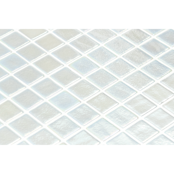 Blanco Glass Structured Gloss Mosaic