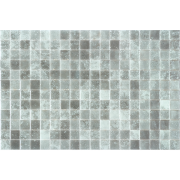 Vanguard Quartz Grey Gloss Glass Structured Mosaic