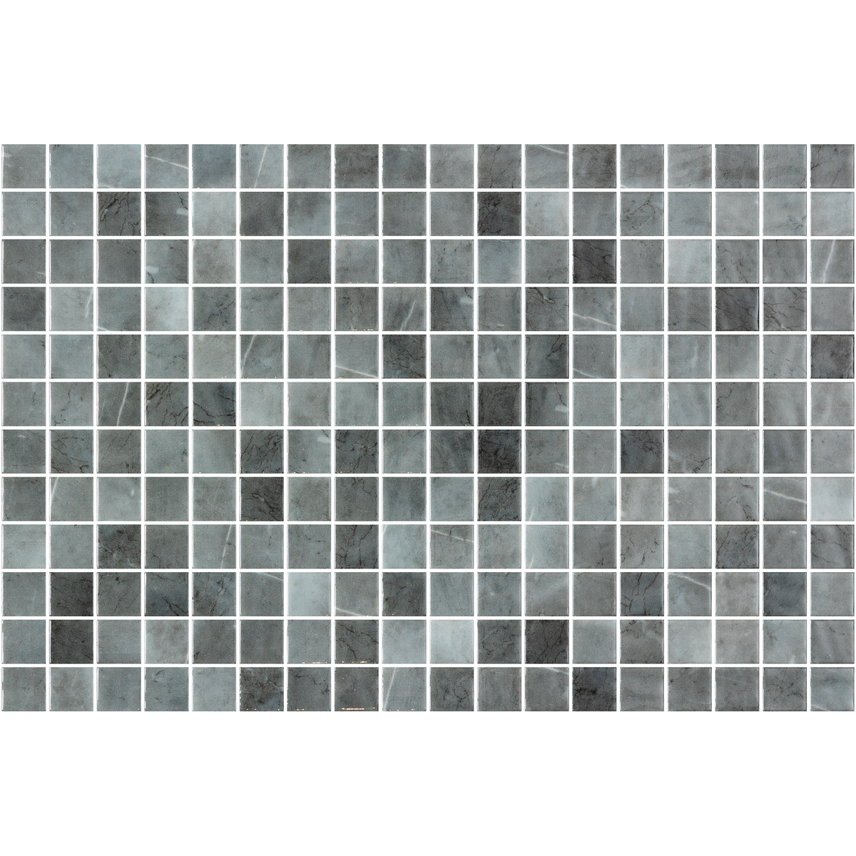 Vanguard Nordic Stone Gloss Glass Structured Mosaic