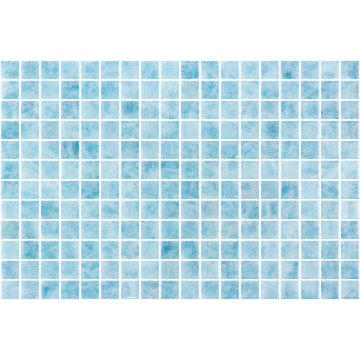 Vanguard Ios Blue Gloss Glass Structured Mosaic