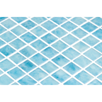 Ios Blue Gloss Glass Structured Mosaic