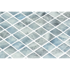 Kara Grey Gloss Glass Structured Mosaic