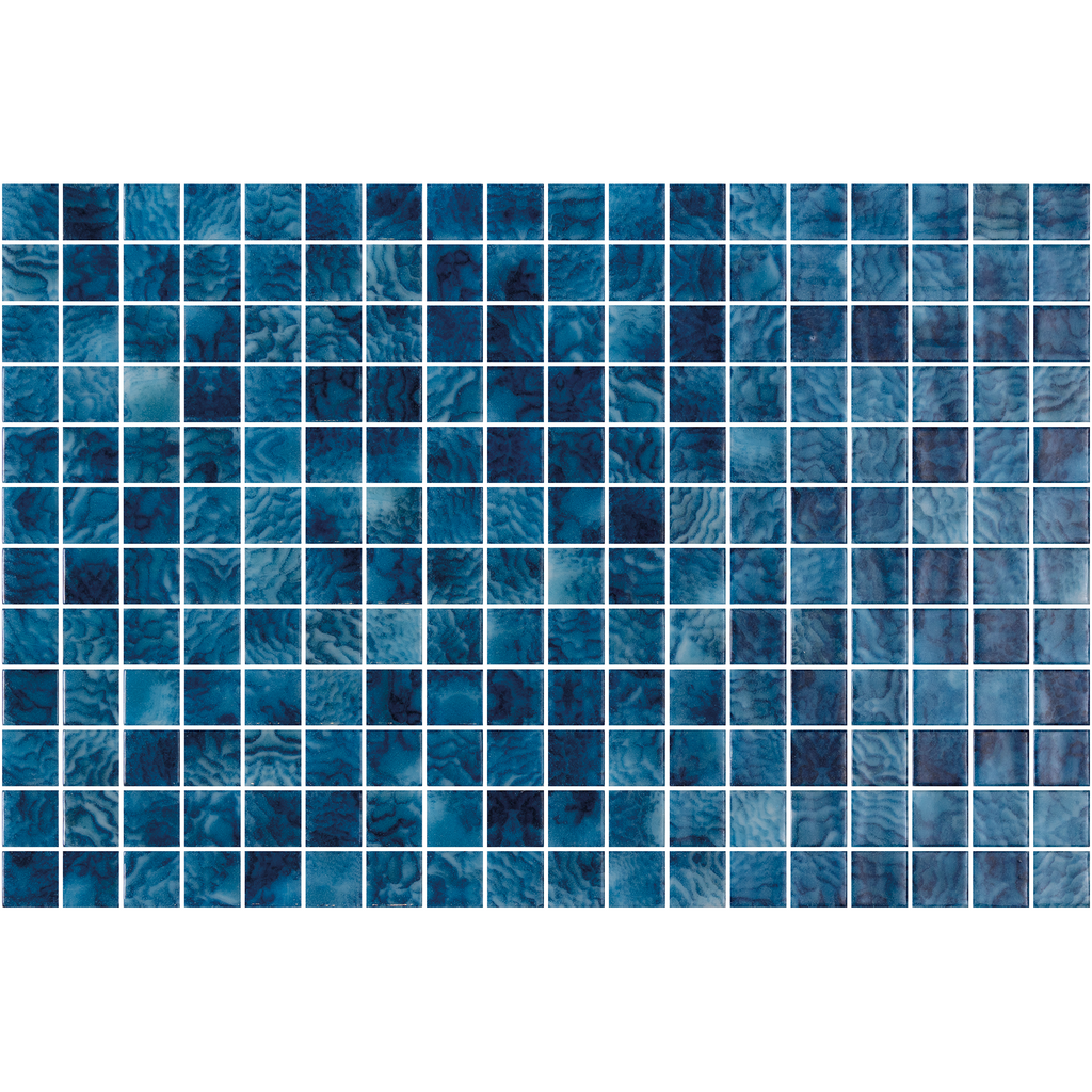 Vanguard Arrecife Blue Gloss Glass Structured Mosaic