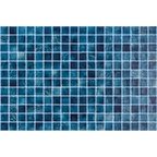 Vanguard Arrecife Blue Gloss Glass Structured Mosaic