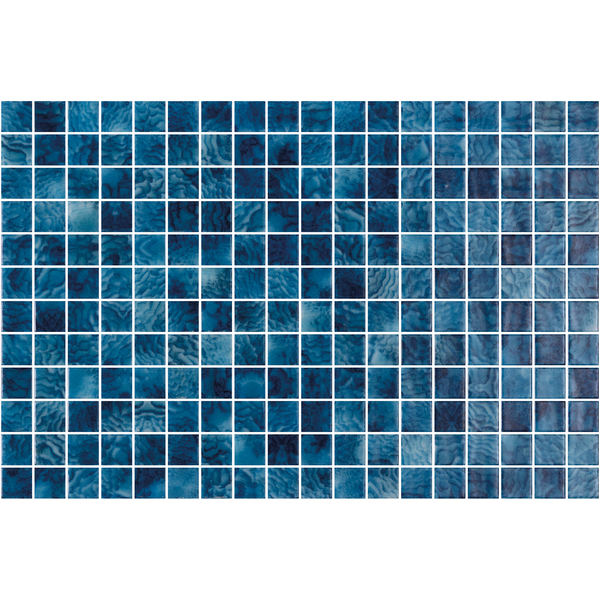 Vanguard Arrecife Blue Gloss Glass Structured Mosaic