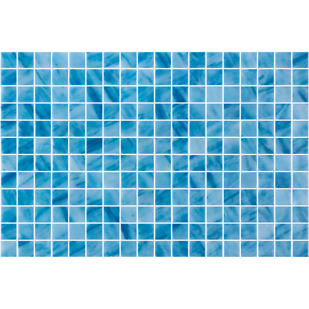 Vanguard Blue Macauba Gloss Glass Structured Mosaic