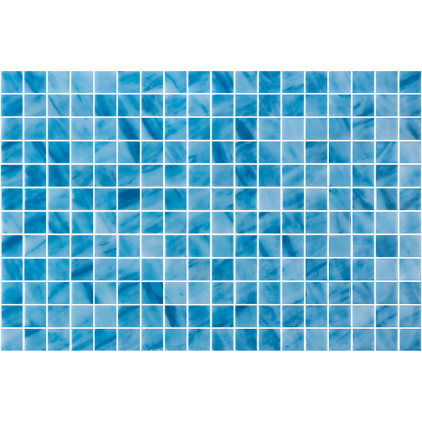 Vanguard Blue Macauba Gloss Glass Structured Mosaic