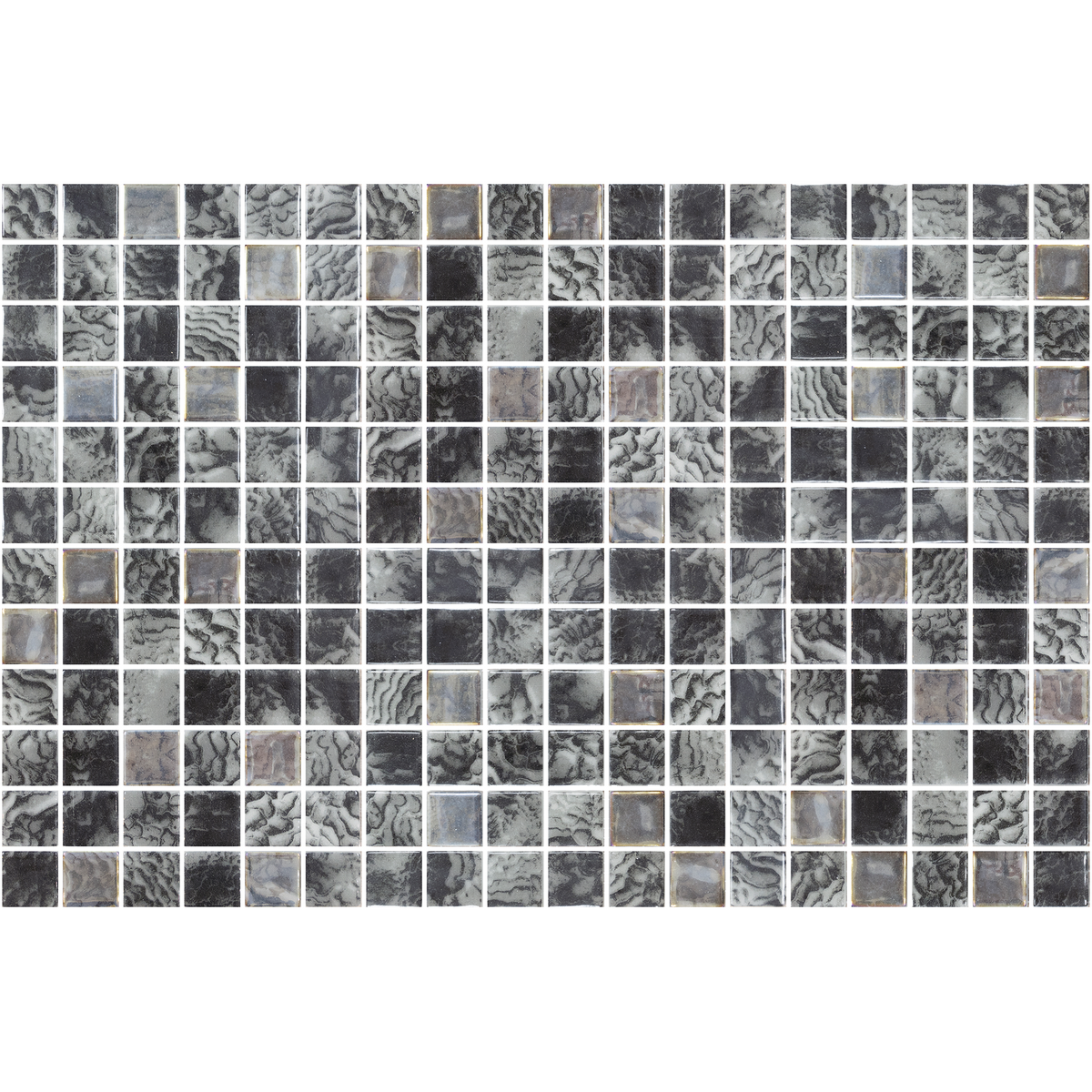 Vanguard Arrecife Ash Glass Mosaic