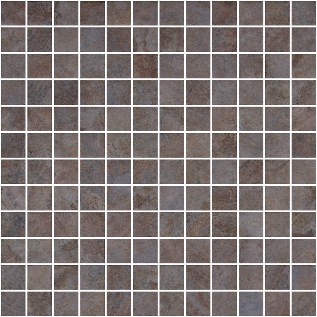 EcoStone Slate Glass Structured Mosaic