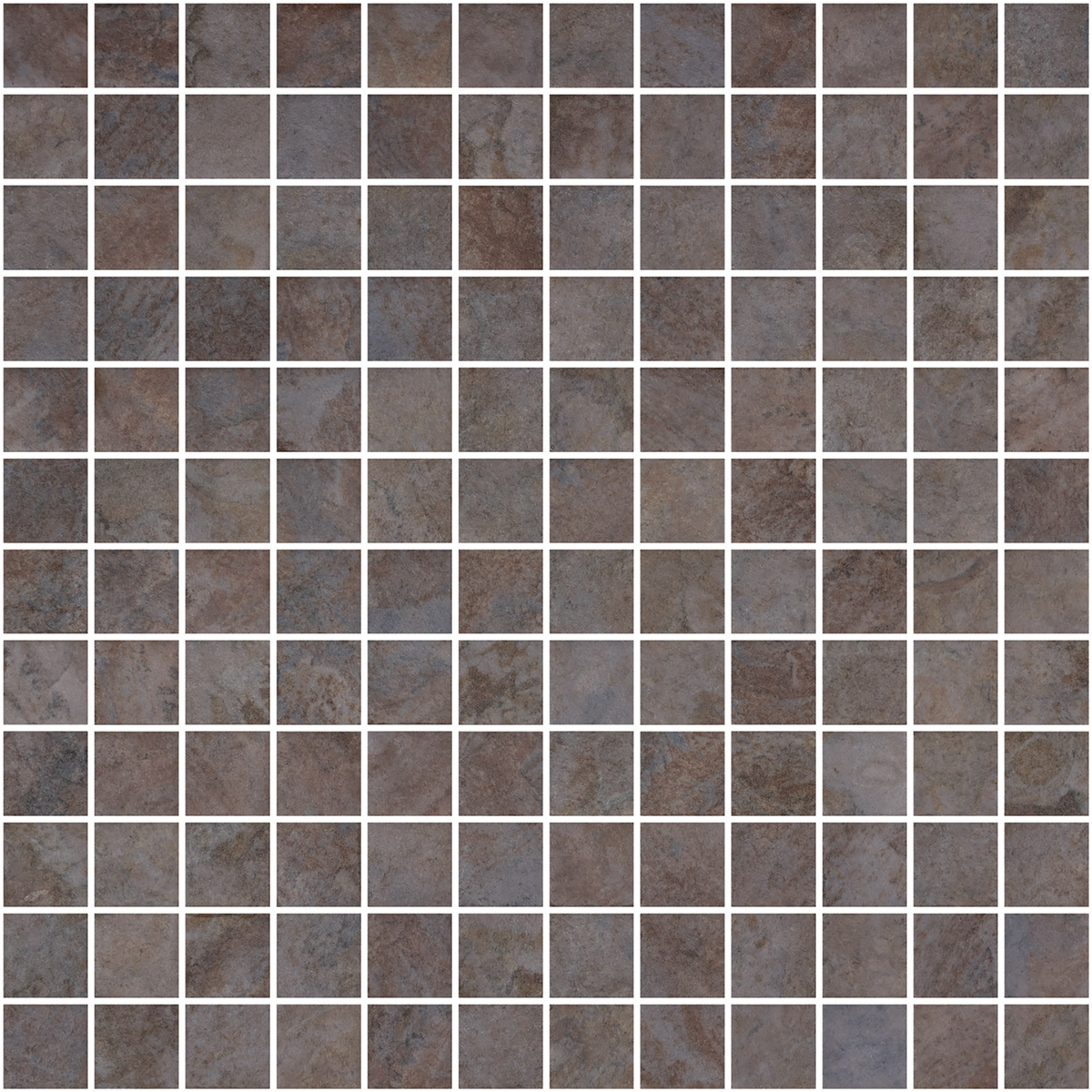 EcoStone Slate Glass Structured Mosaic