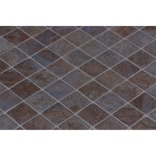 Slate Glass Structured Mosaic