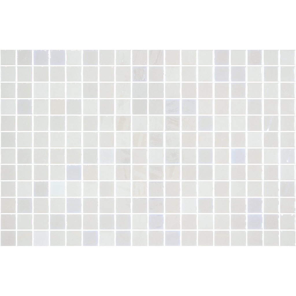 Opalo Blanco Glass Structured Gloss Mosaic