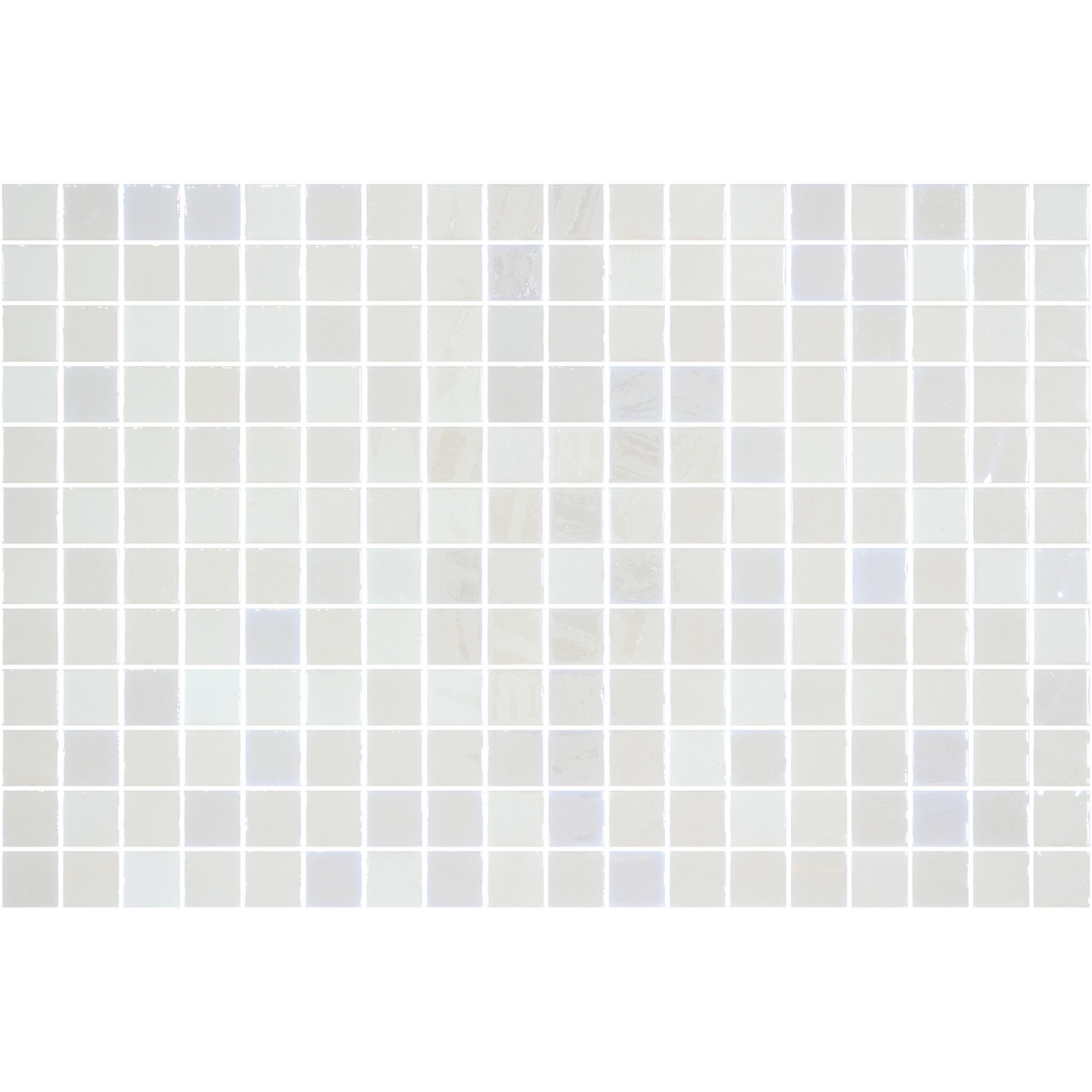 Opalo Blanco Glass Structured Gloss Mosaic