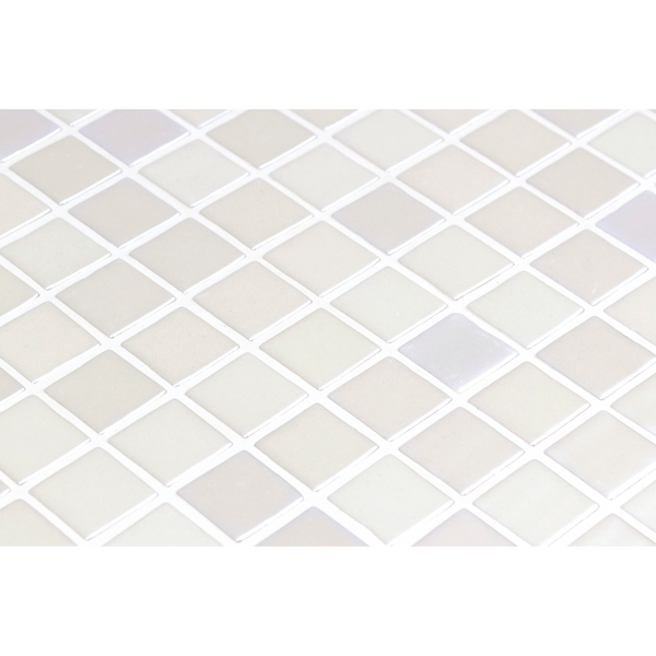 Blanco Glass Structured Gloss Mosaic