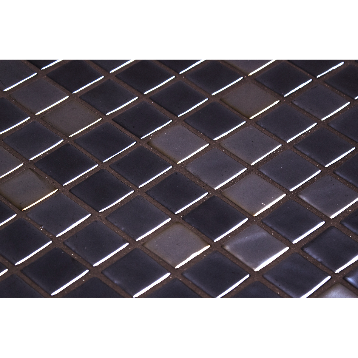 Negro Glass Structured Gloss Mosaic
