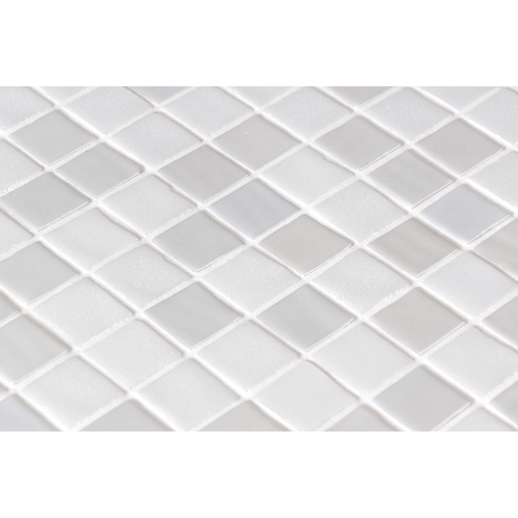 Opalo Blanco Glass Structured Mosaic