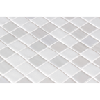 Opalo Blanco Glass Structured Mosaic