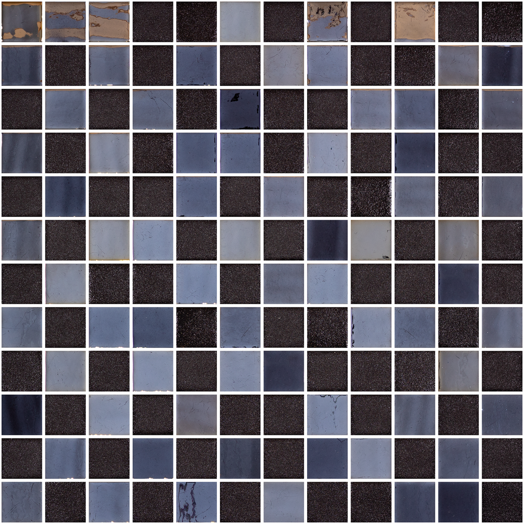 Stoneglass Opalo Negro Glass Structured Mosaic
