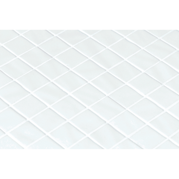 White Structured Gloss Mosaic