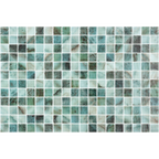 Luminis Caribu Gloss Glass Structured Mosaic