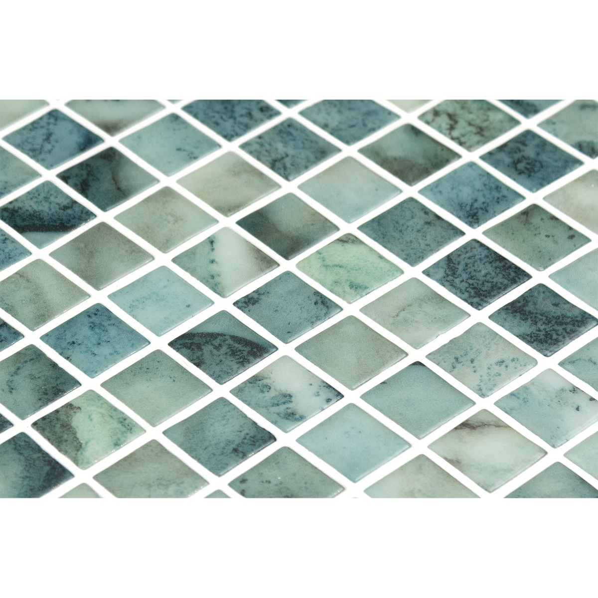 Caribu Gloss Glass Structured Mosaic