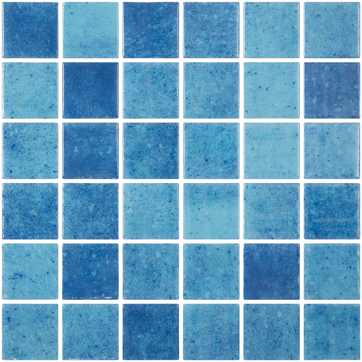 Penta-Pure Bluewave Glass Structured Gloss Mosaic