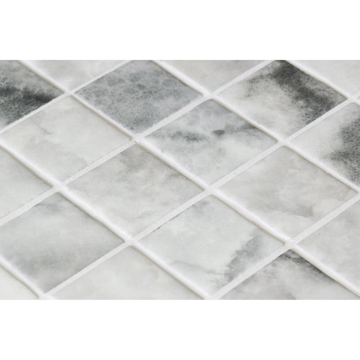 EcoStone Onice Glass Structured Mosaic