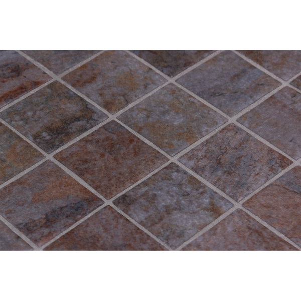 EcoStone Slate Glass Structured Mosaic