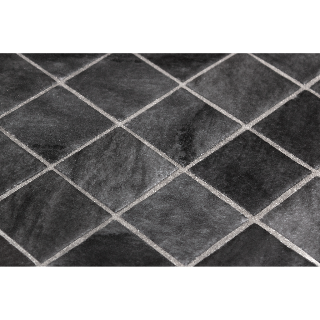 EcoStone Basalt Glass Structured Mosaic