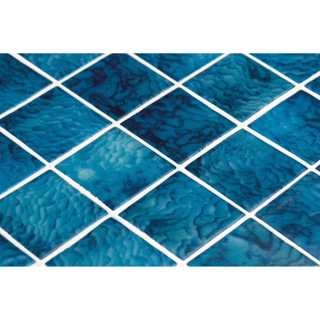 Vanguard Arrec Blue Glass Structured Gloss Mosaic