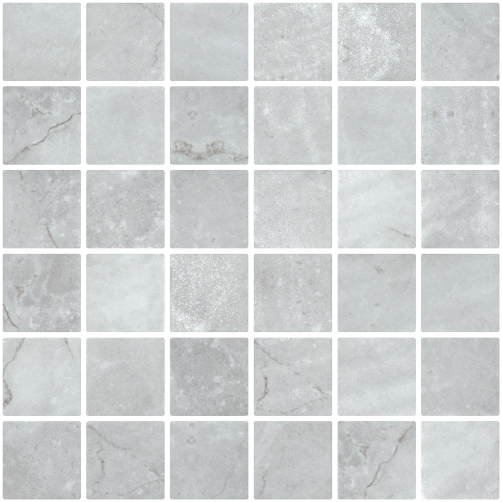 Penta EcoStone Greige Glass Structured Mosaic