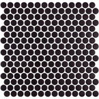 Penny Natureglass Black Glass Structured Mosaic
