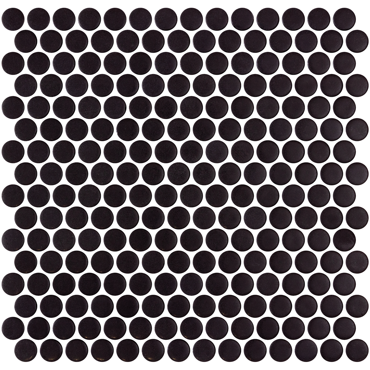 Penny Natureglass Black Glass Structured Mosaic