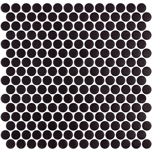 Penny Natureglass Black Glass Structured Mosaic