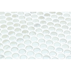 Opalo White Glass Structured Gloss Mosaic