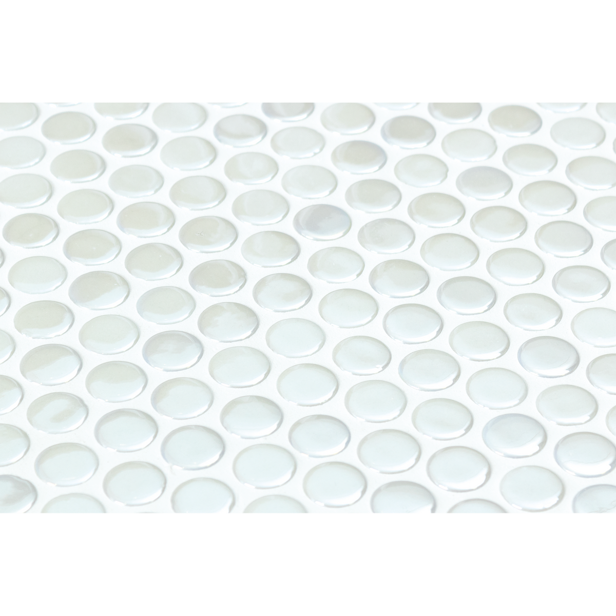 Opalo White Glass Structured Gloss Mosaic
