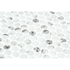 EcoStone Fosco Glass Structured Mosaic