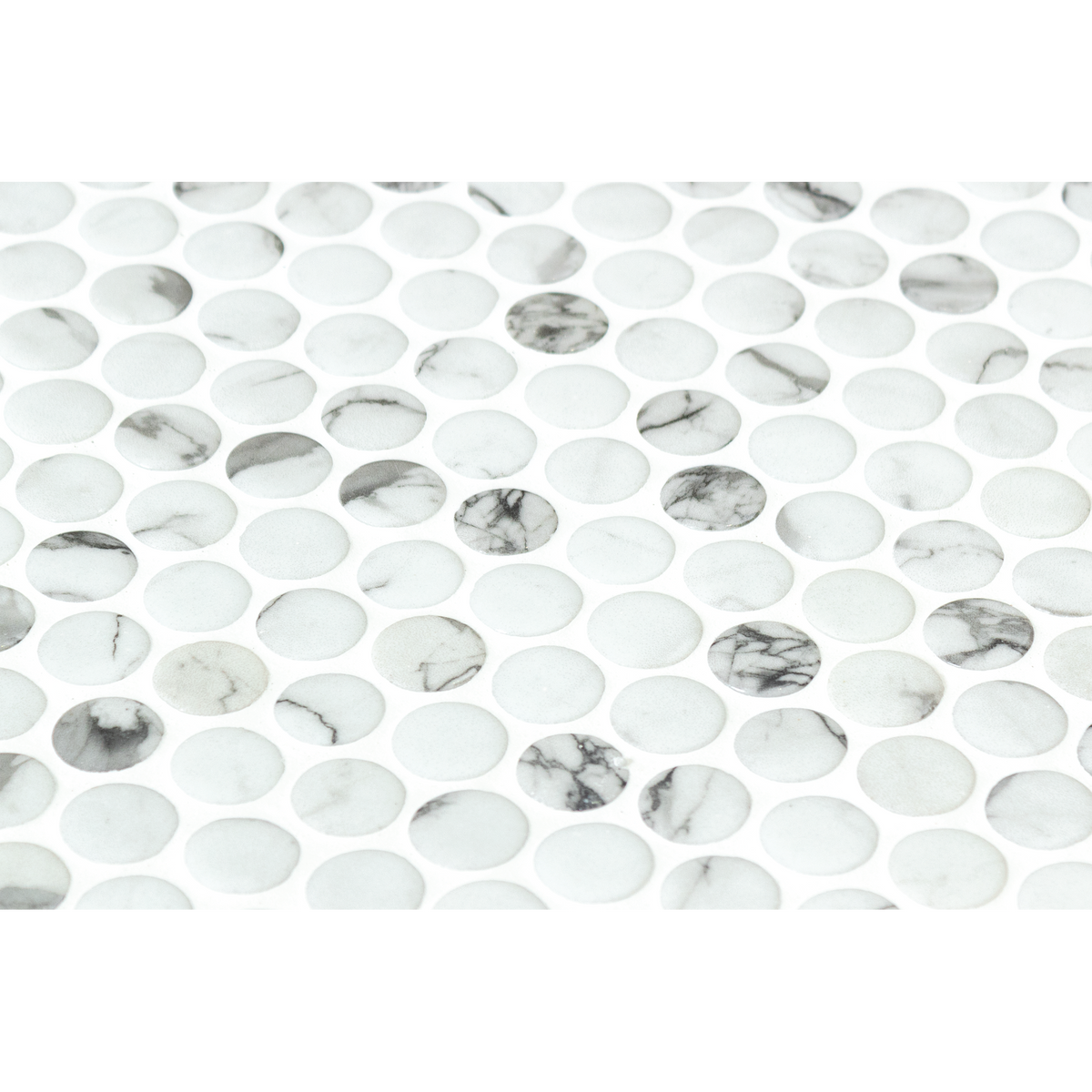 EcoStone Fosco Glass Structured Mosaic